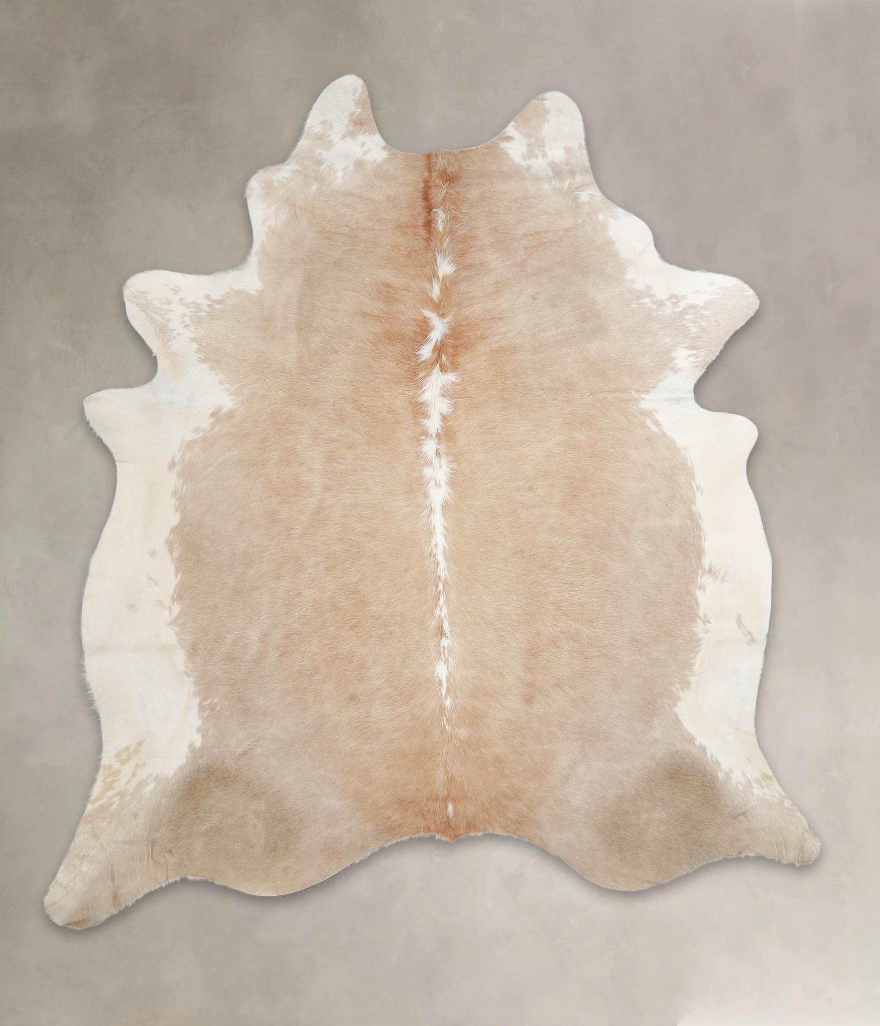 Beige and White Cowhide Rug #A24620