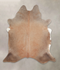 Light Caramel X-Large Brazilian Cowhide Rug 7'4