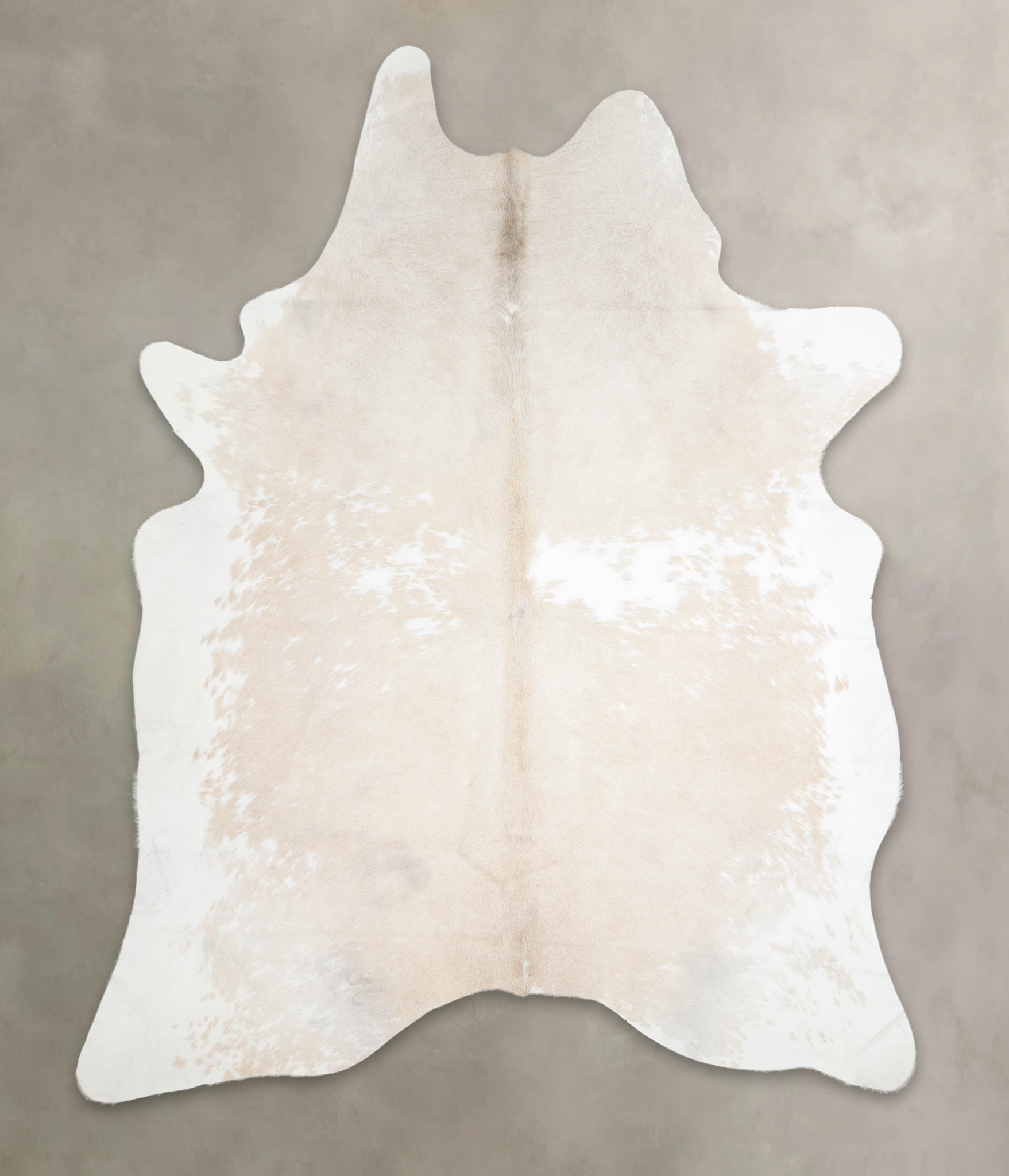 Beige and White Cowhide Rug #A24812