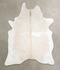 Beige and White XX-Large Brazilian Cowhide Rug 8'5