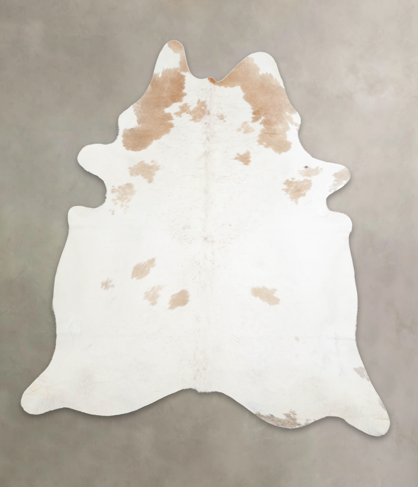 Beige and White Cowhide Rug #A24884