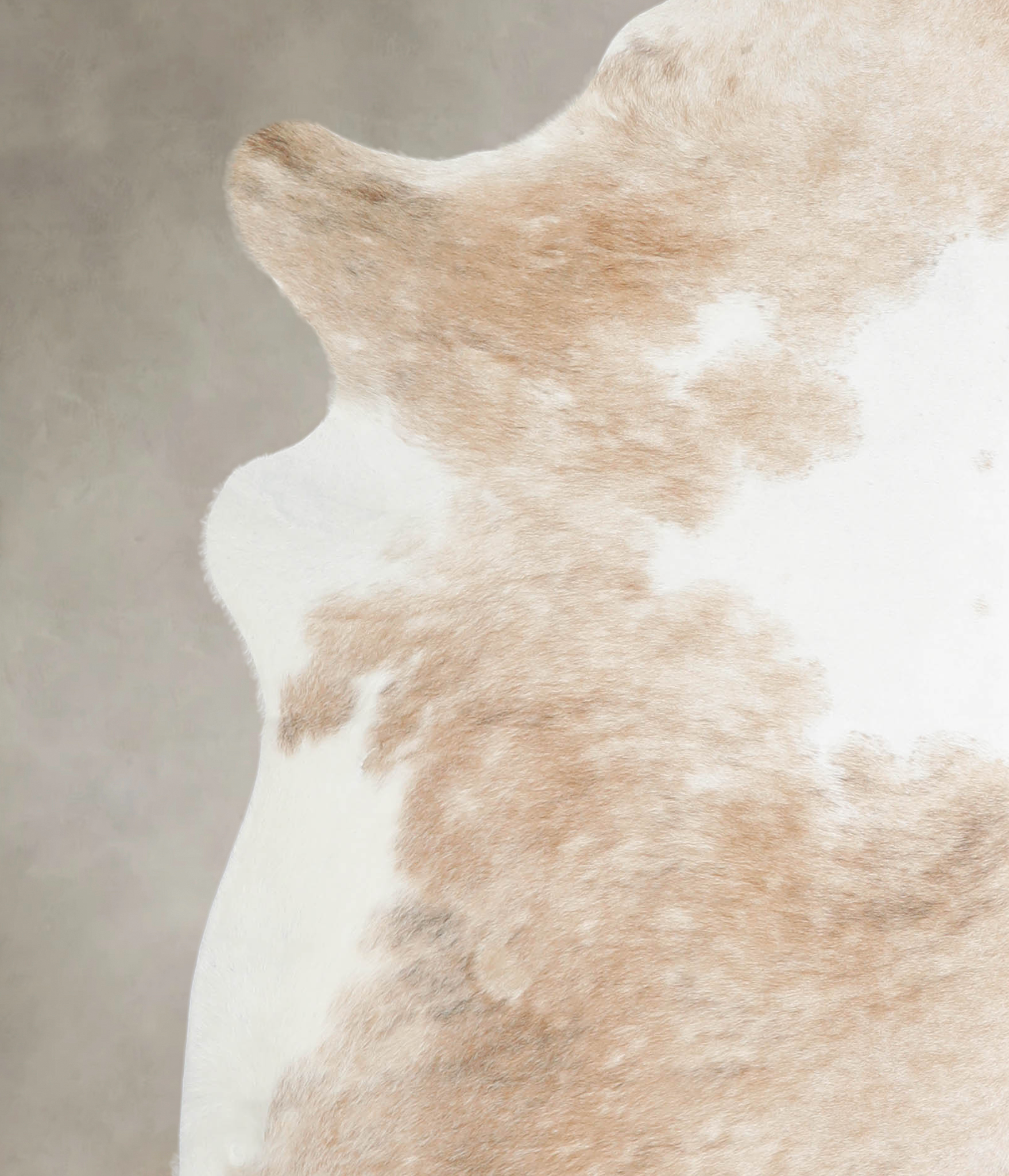 Beige and White Cowhide Rug #A24886