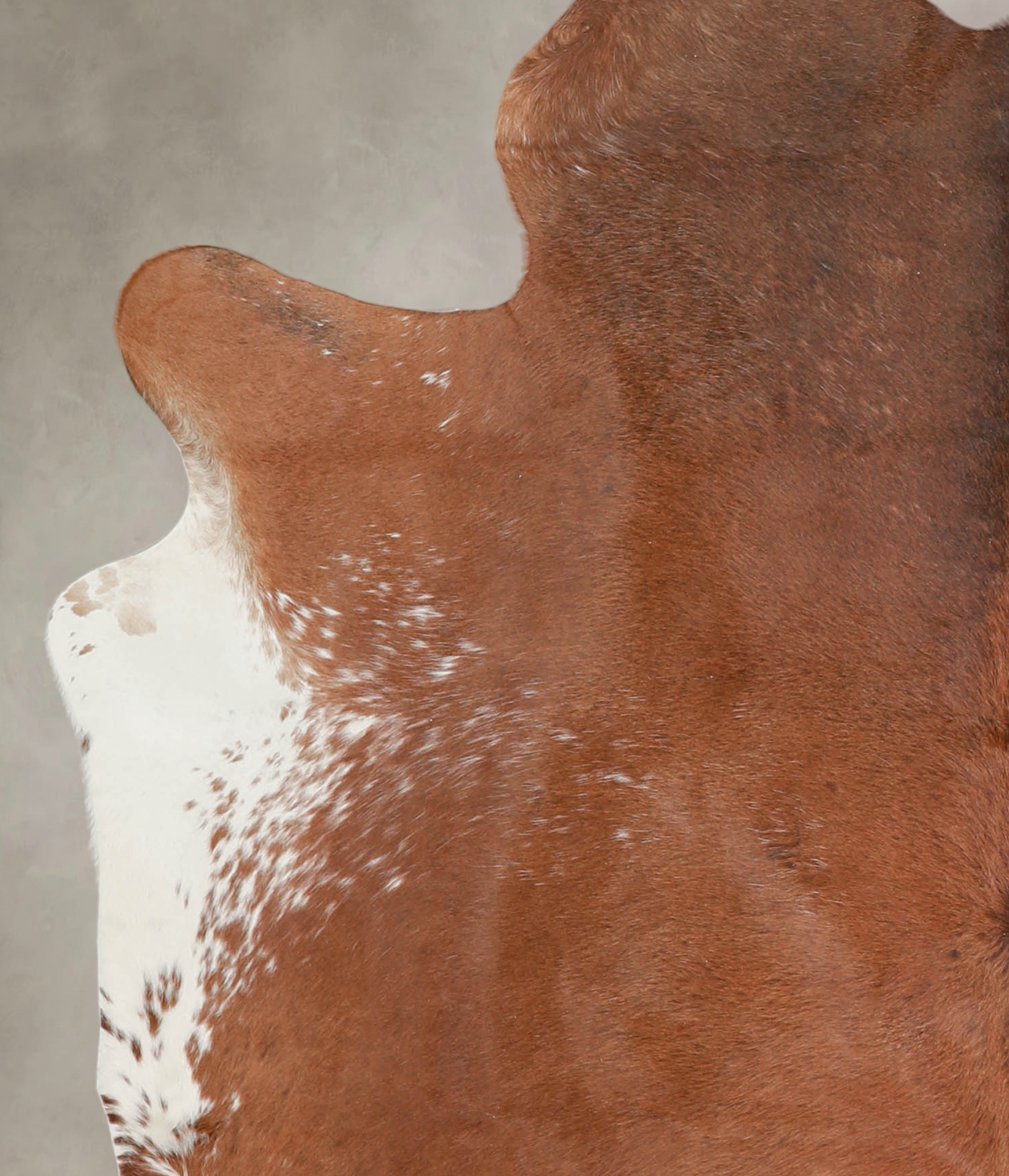 Salt and Pepper Brown Cowhide Rug #A25075