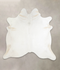 Ivory with Beige X-Large Brazilian Cowhide Rug 6'11