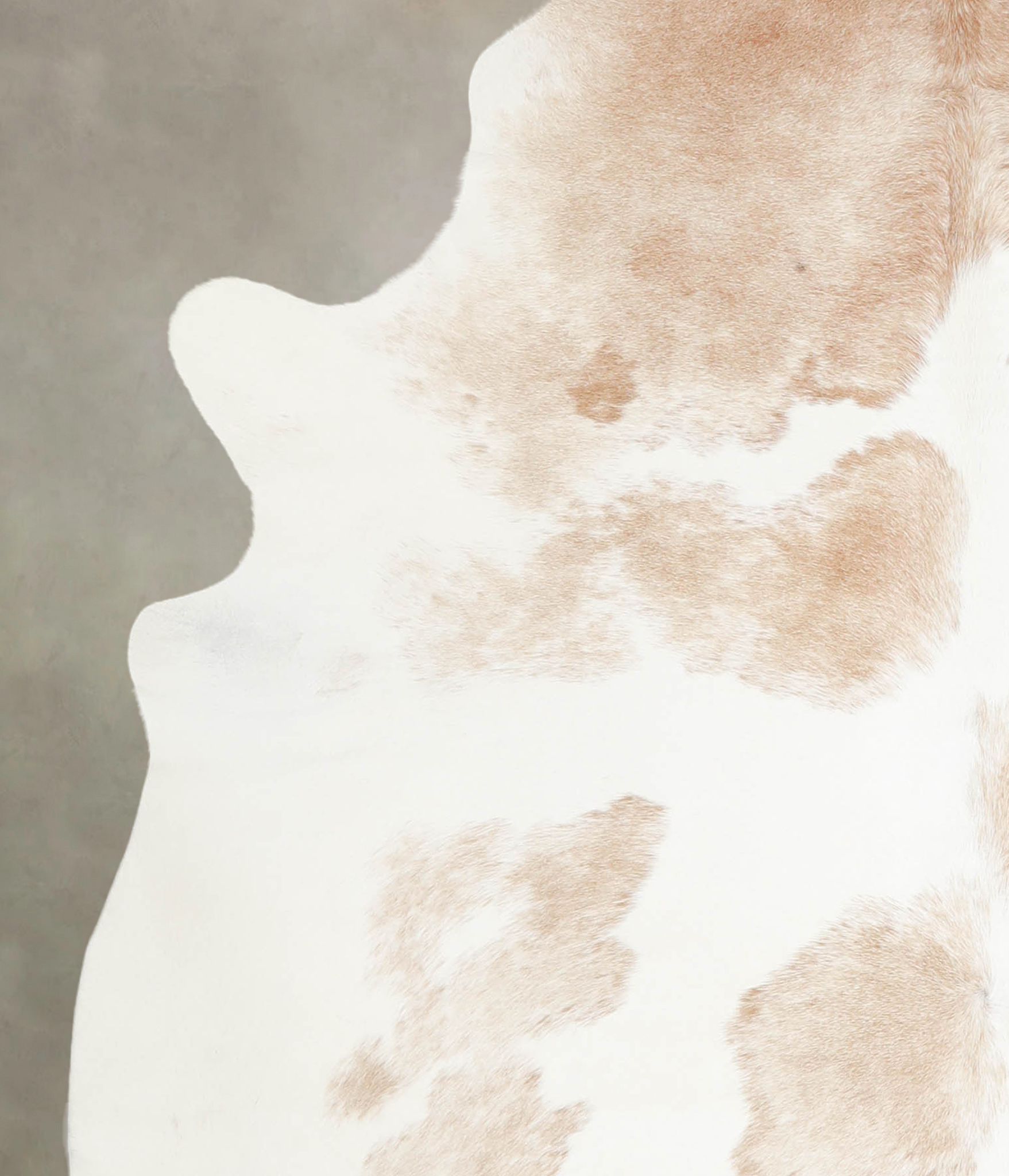 Beige and White Cowhide Rug #A25172