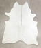 Light Grey X-Large Brazilian Cowhide Rug 7'8