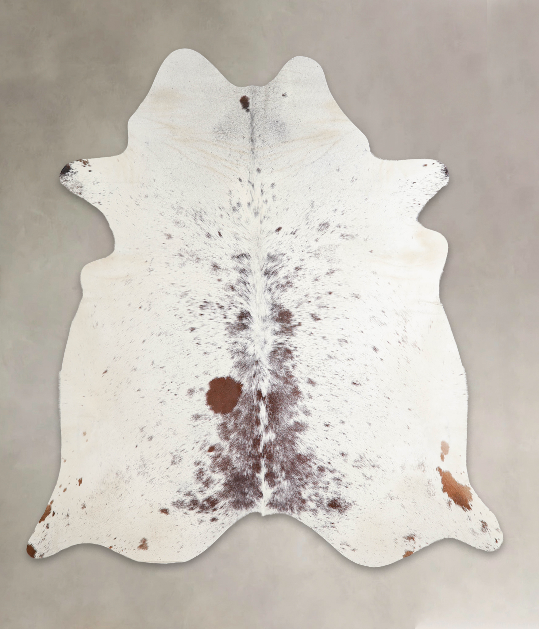 Salt and Pepper Brown Cowhide Rug #A25278