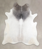 Medium Grey X-Large Brazilian Cowhide Rug 7'7