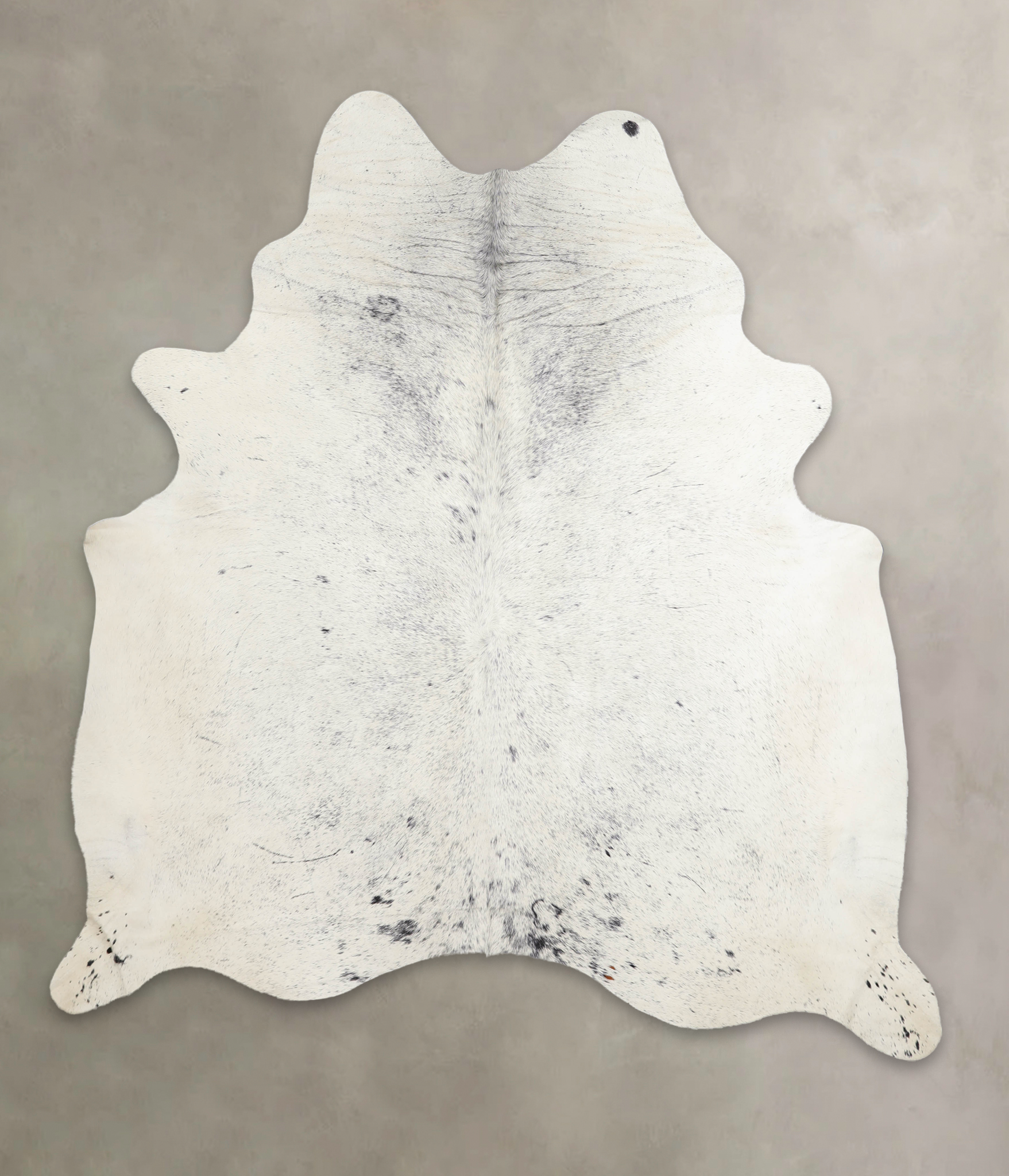 Salt and Pepper Black Cowhide Rug #A25307