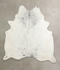 Salt and Pepper Black X-Large Brazilian Cowhide Rug 7'4