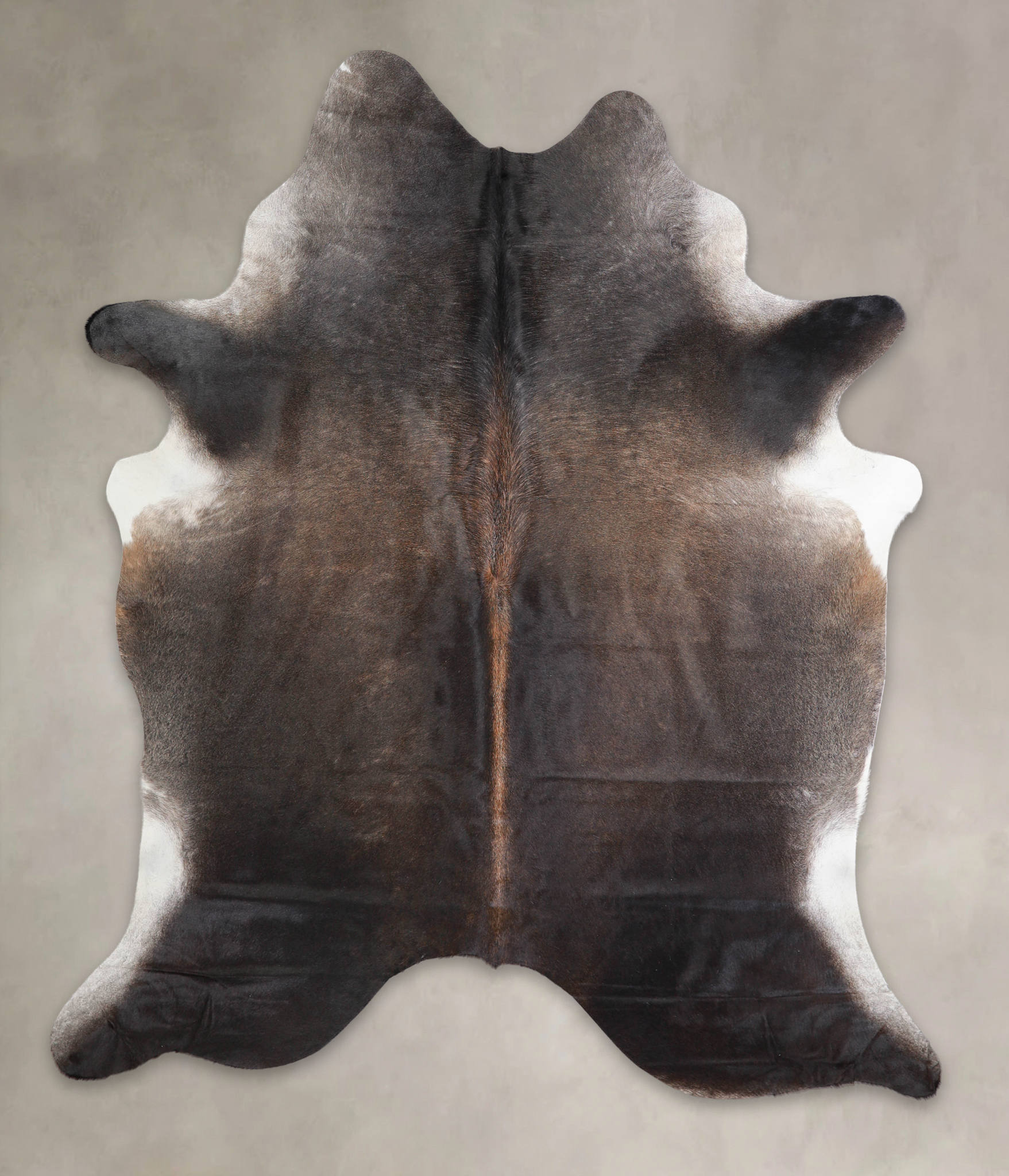 Dark Grey Cowhide Rug #A25372