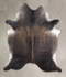 Dark Grey X-Large Brazilian Cowhide Rug 7'4