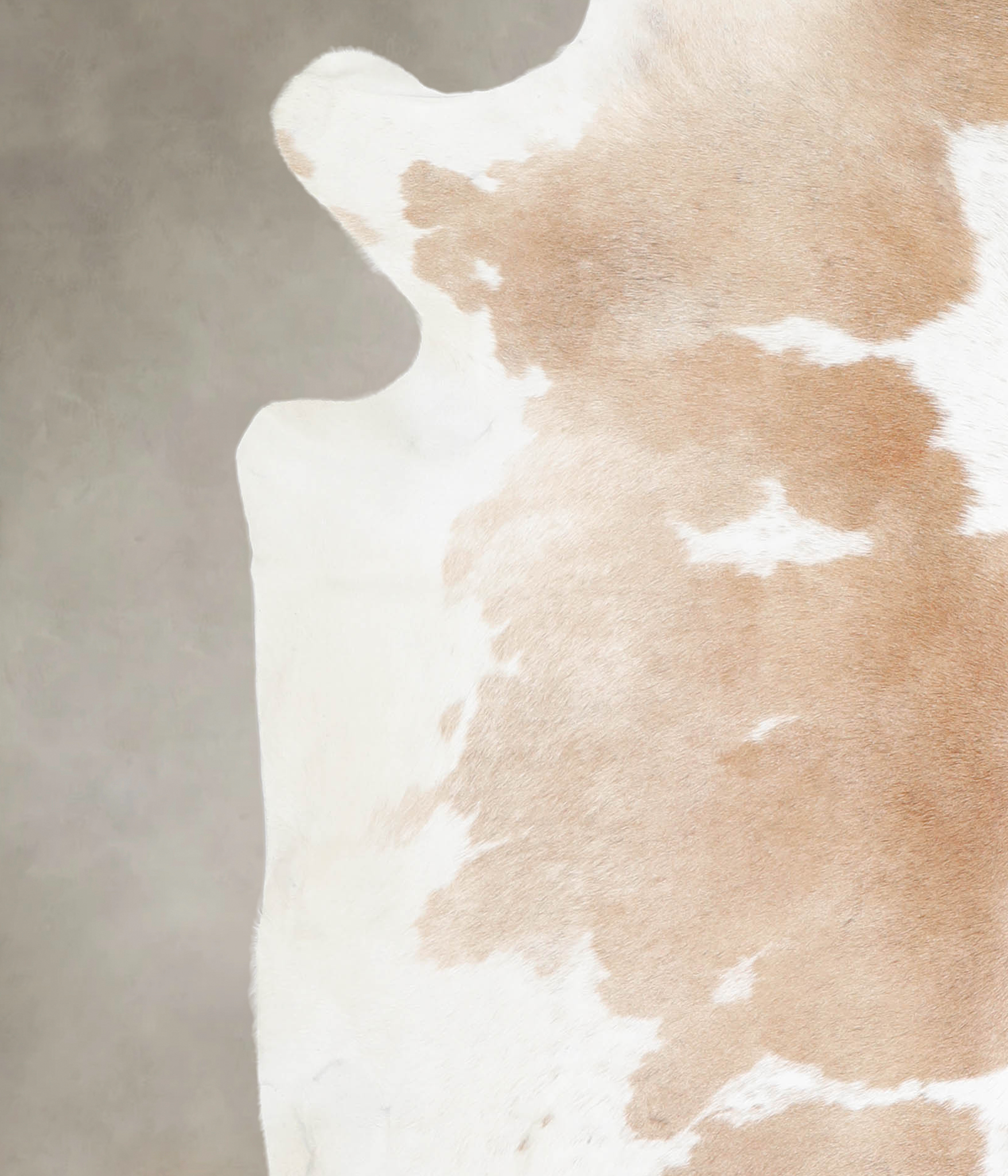 Beige and White Cowhide Rug #A25486