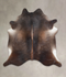 Dark Grey X-Large Brazilian Cowhide Rug 6'9