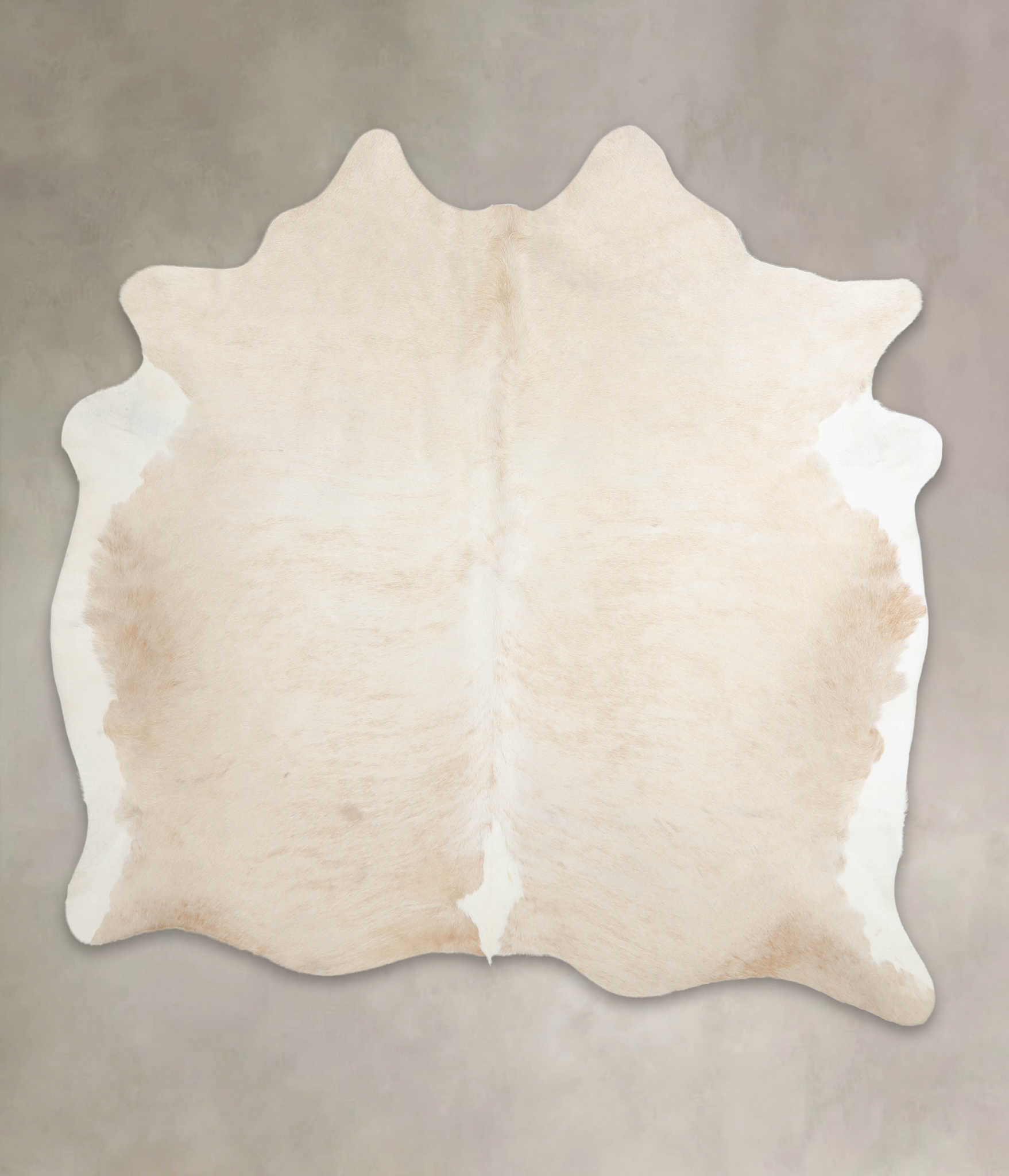 Beige and White Cowhide Rug #A26056