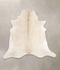 Beige XX-Large Brazilian Cowhide Rug 7'1