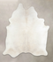 Ivory with Beige XX-Large Brazilian Cowhide Rug 7'9