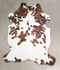 Tricolor X-Large European Cowhide Rug 7'2