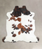 Tricolor X-Large European Cowhide Rug 6'6