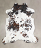 Tricolor X-Large European Cowhide Rug 7'0