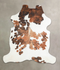 Tricolor X-Large European Cowhide Rug 6'9