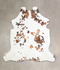 Tricolor X-Large European Cowhide Rug 6'10