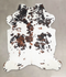 Tricolor X-Large European Cowhide Rug 7'0