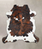 Tricolor X-Large European Cowhide Rug 6'11