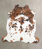 Tricolor X-Large European Cowhide Rug 6'8