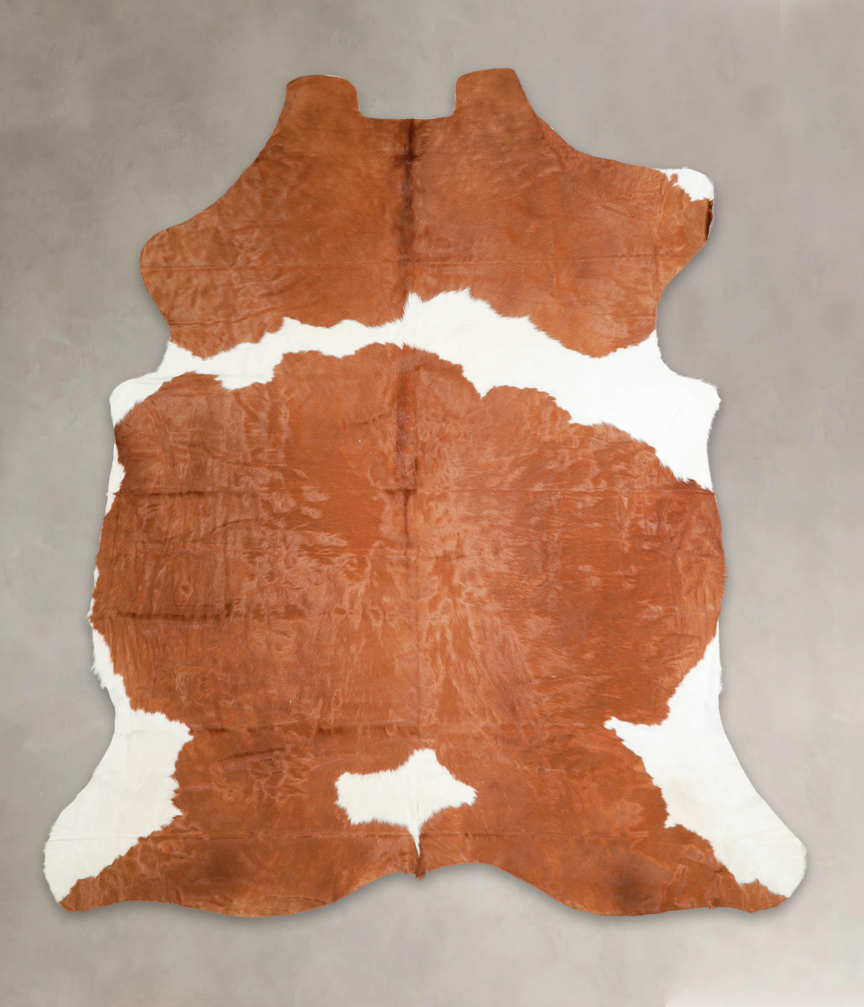 Brown and White Cowhide Rug #A27189