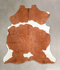 Brown and White XX-Large European Cowhide Rug 7'8