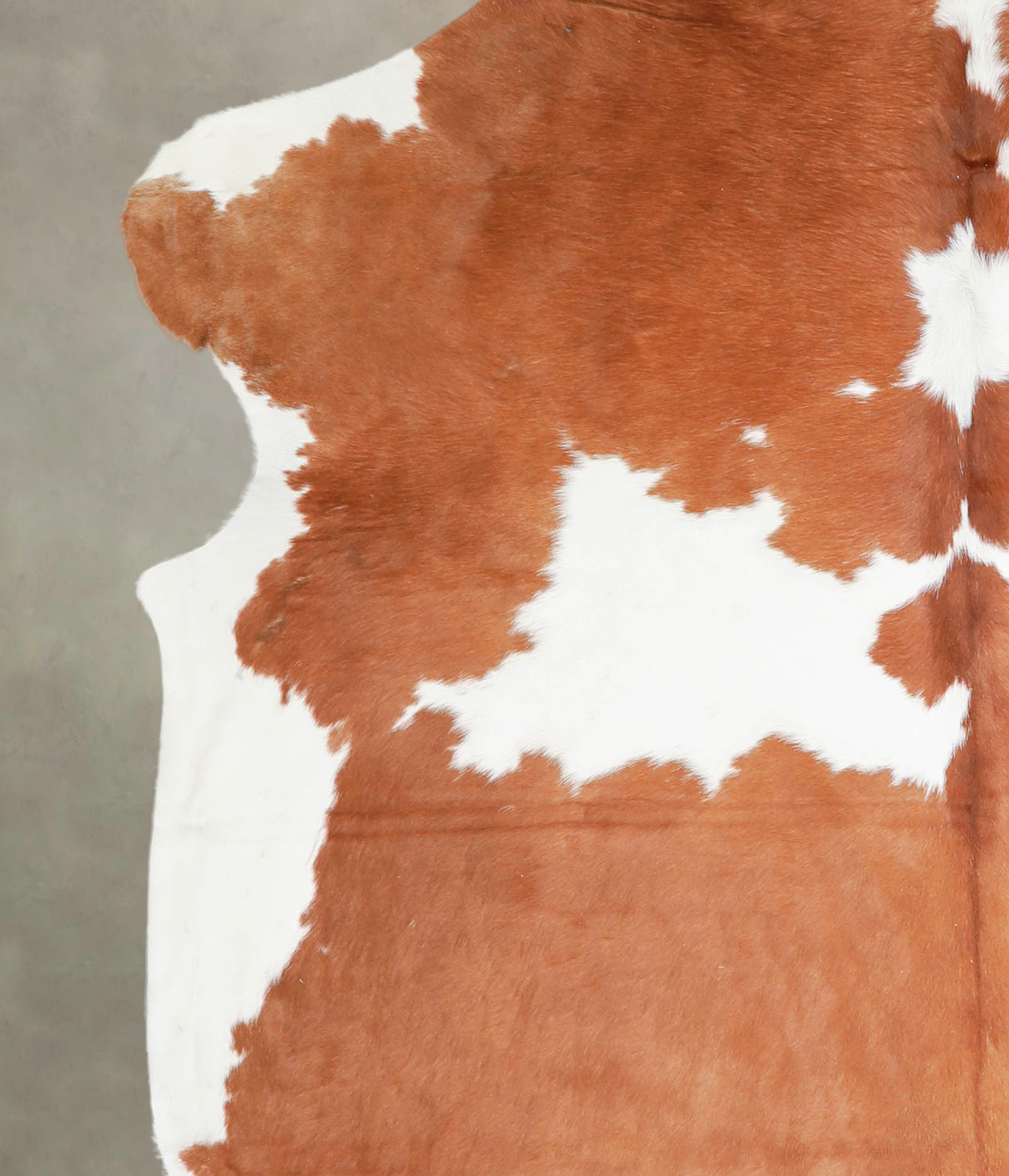 Brown and White Cowhide Rug #A27192