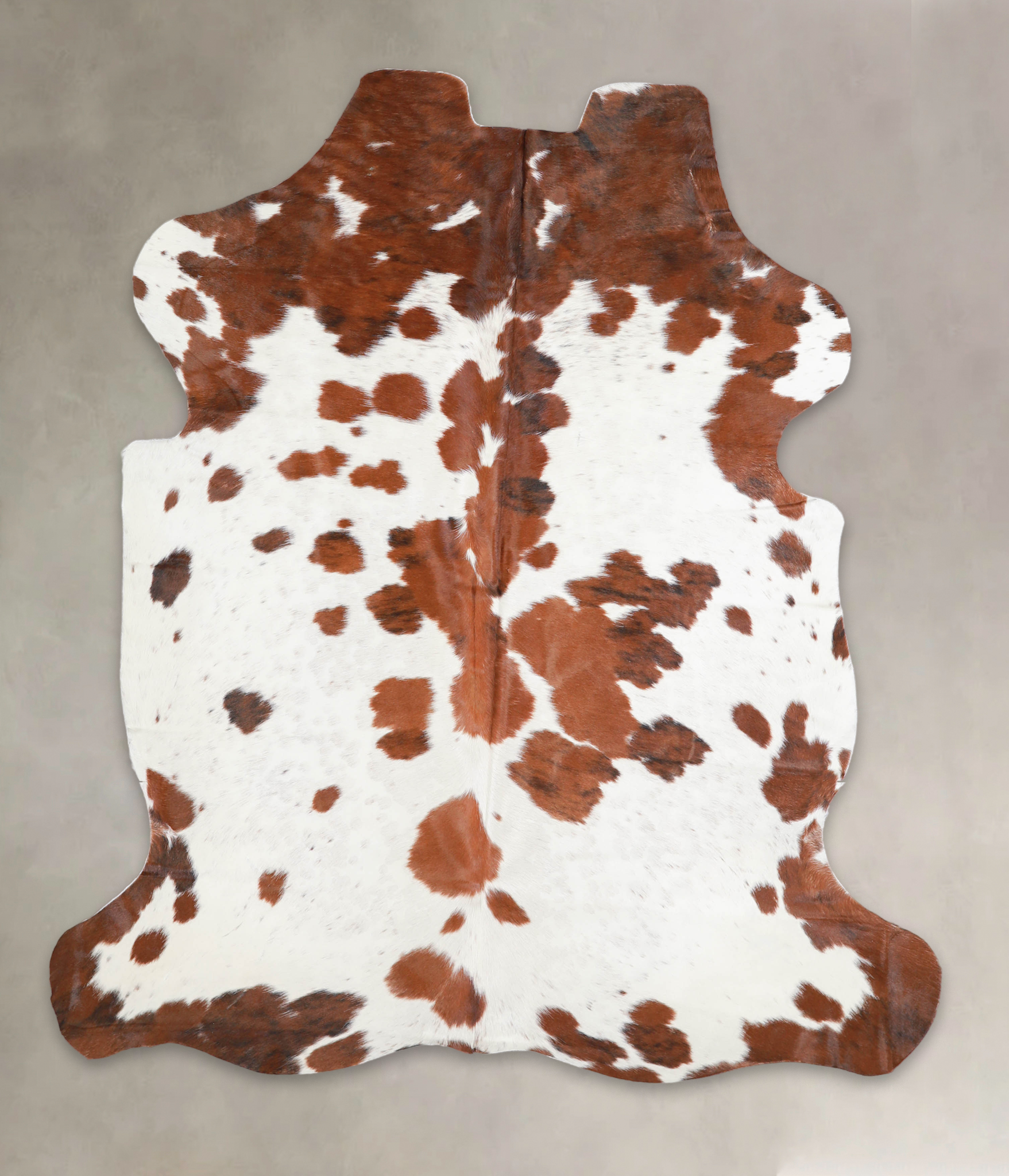 Brown and White Cowhide Rug #A27194