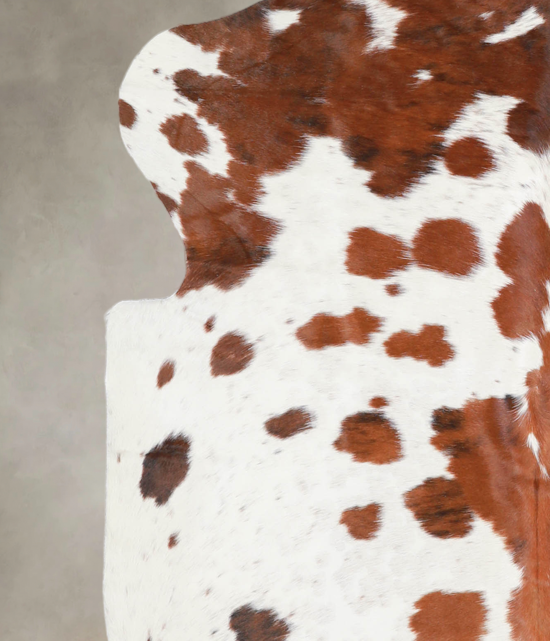 Brown and White Cowhide Rug #A27194