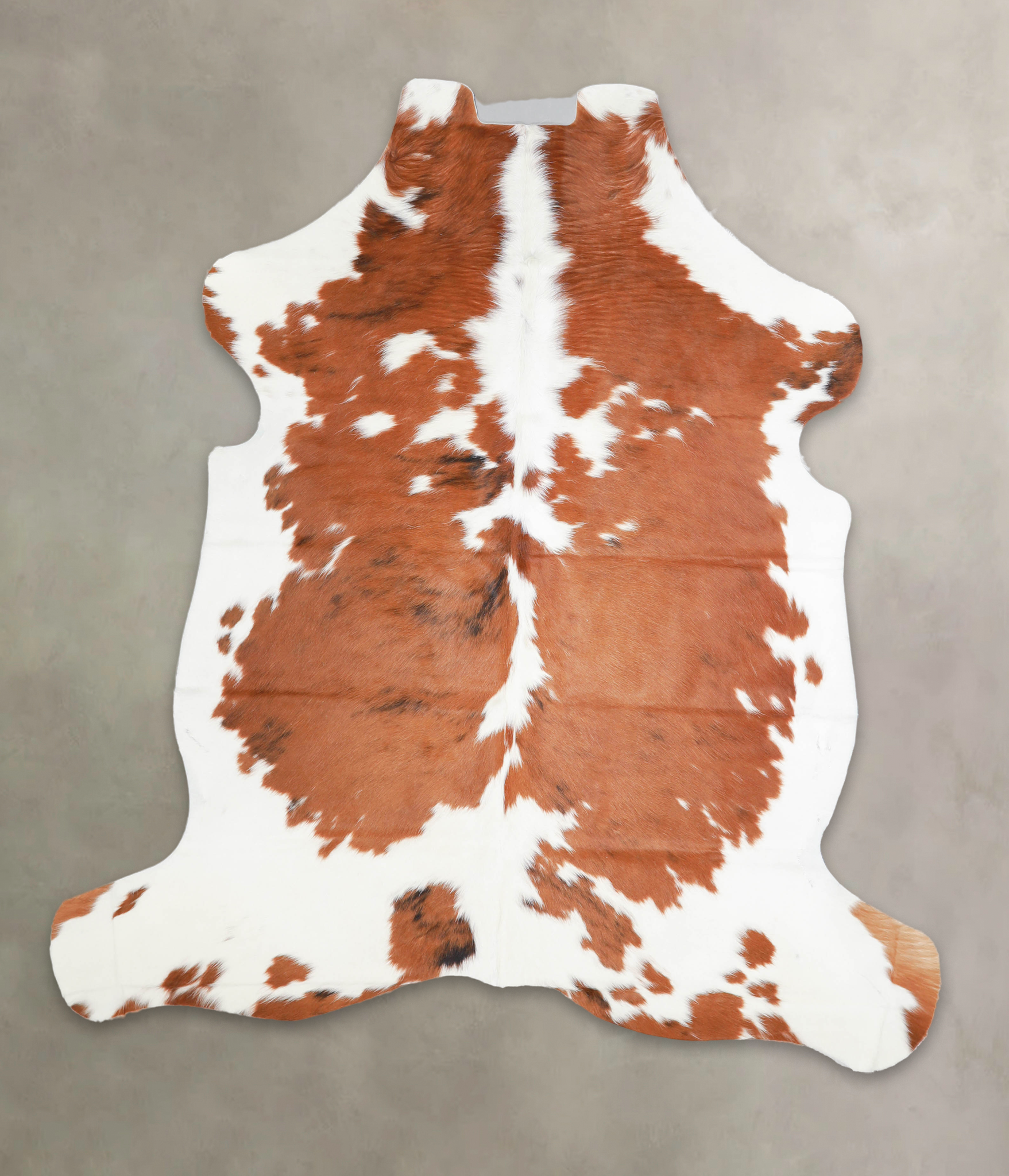 Brown and White Cowhide Rug #A27198