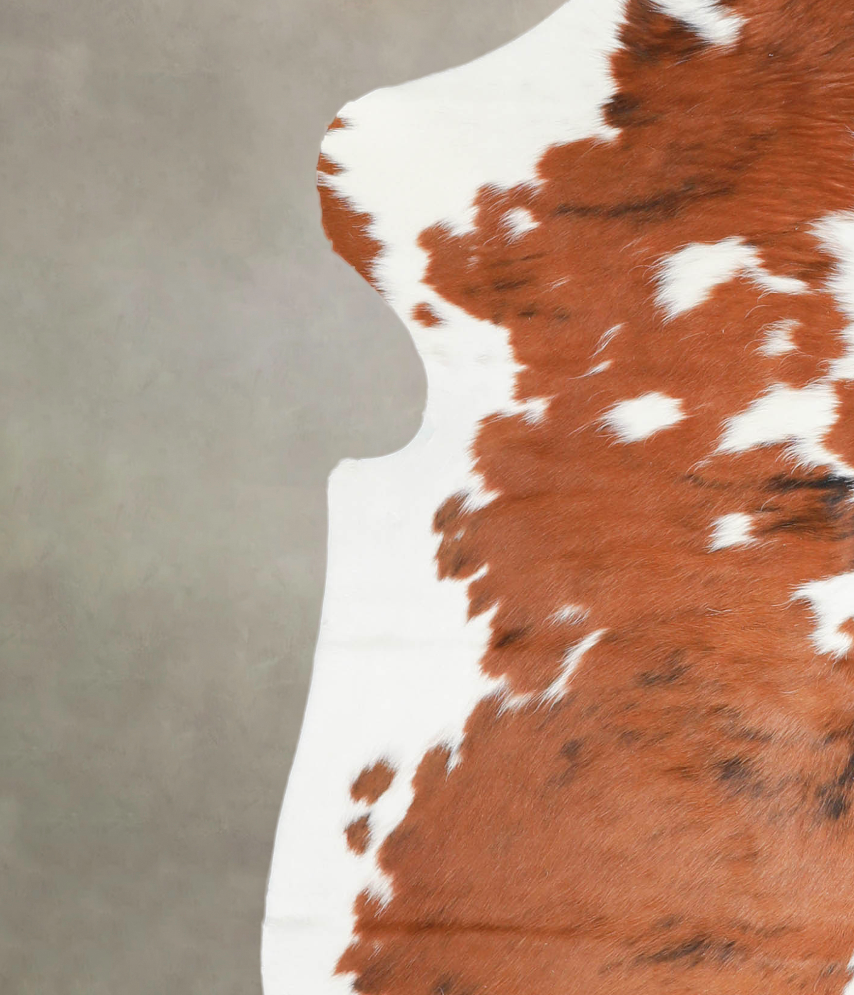 Brown and White Cowhide Rug #A27198