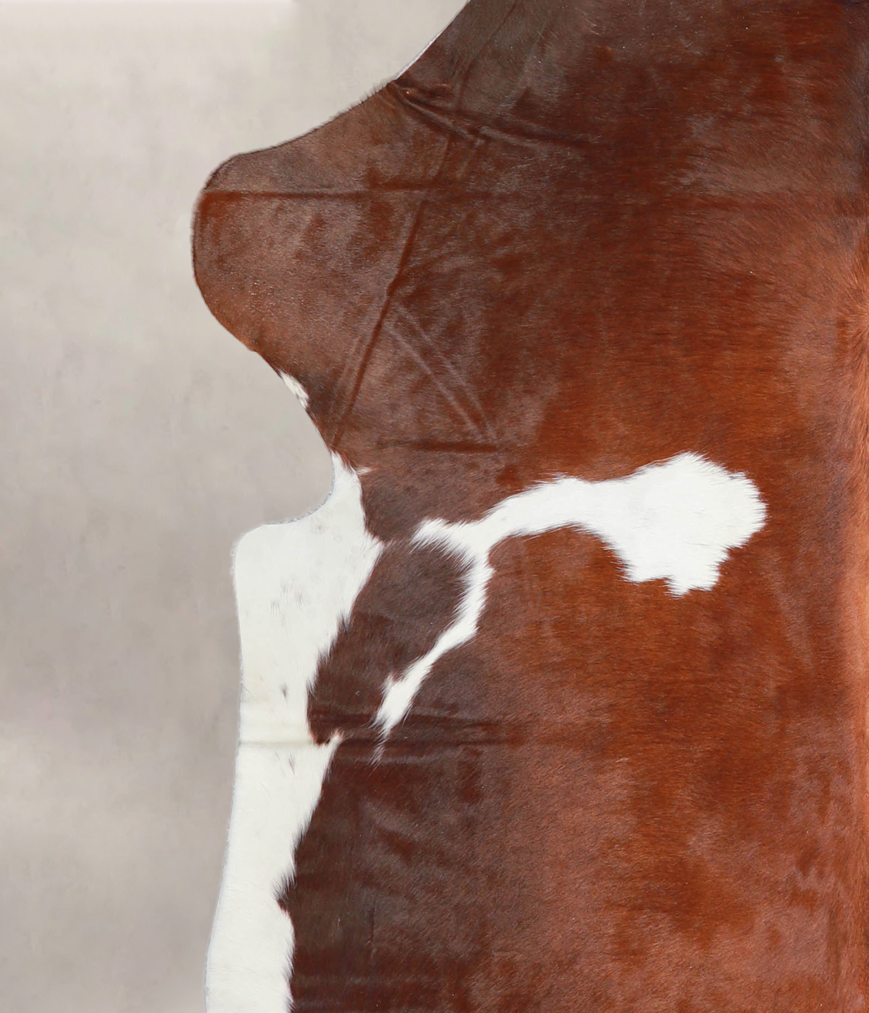 Brown and White Cowhide Rug #A27259