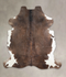 Taupe X-Large European Cowhide Rug 7'0