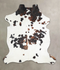 Tricolor X-Large European Cowhide Rug 7'5