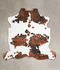 Tricolor X-Large European Cowhide Rug 6'7