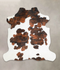 Tricolor X-Large European Cowhide Rug 6'7