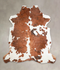 Tricolor X-Large European Cowhide Rug 7'1