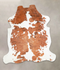 Tricolor X-Large European Cowhide Rug 7'3