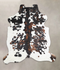 Tricolor X-Large European Cowhide Rug 7'2