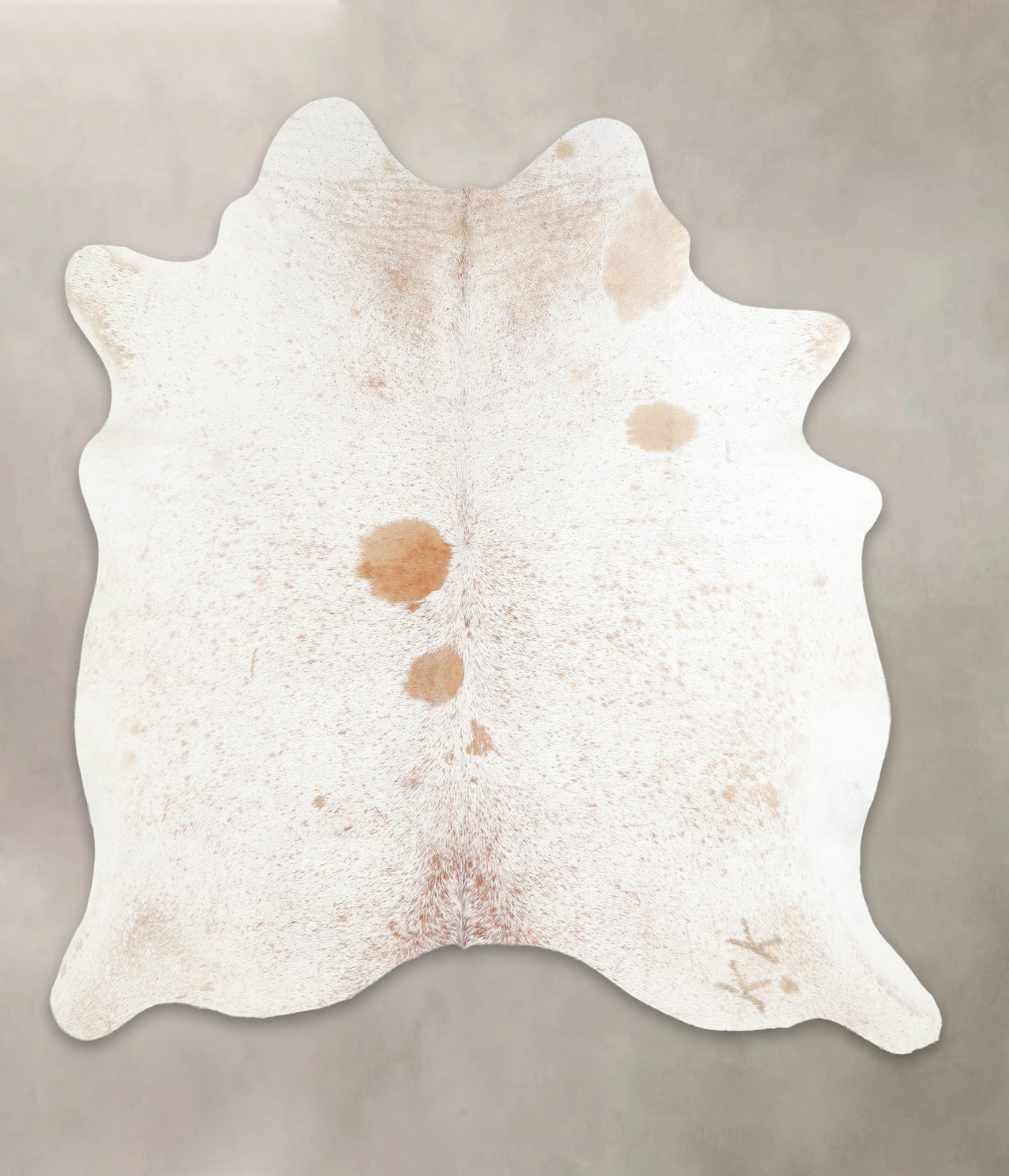 Salt and Pepper Brown Cowhide Rug #A28944