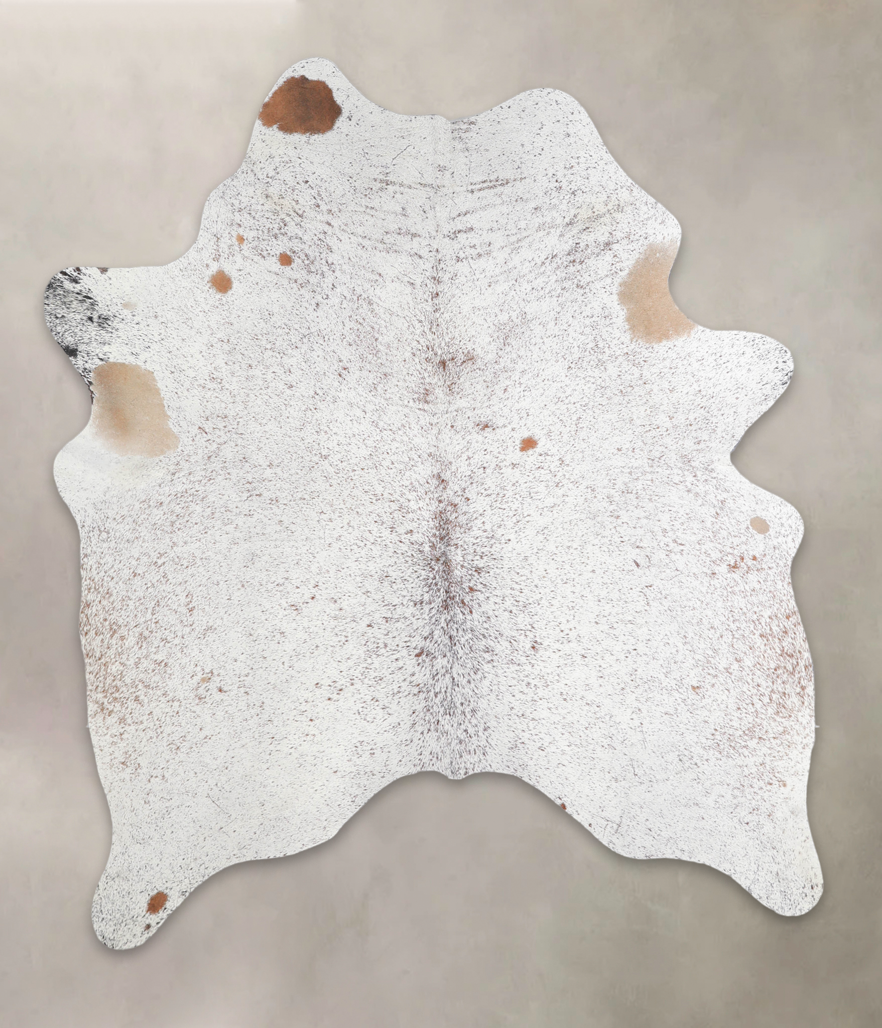 Salt and Pepper Brown Cowhide Rug #A28961