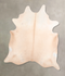 Beige X-Large Brazilian Cowhide Rug 7'7