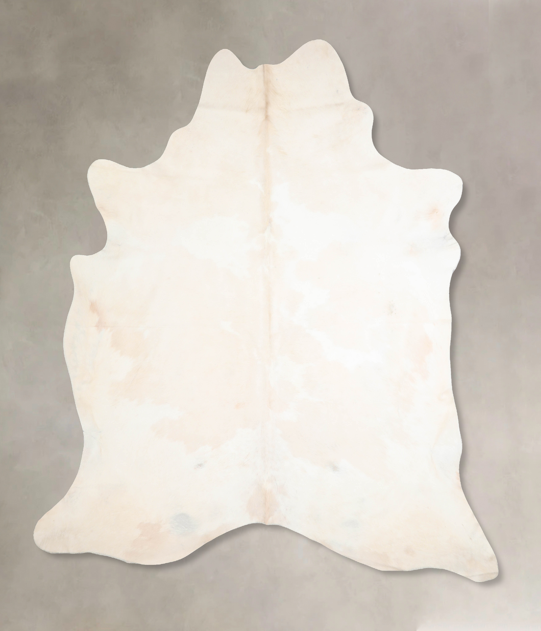 Beige and White Cowhide Rug #A30429