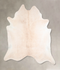 Ivory with Beige XX-Large Brazilian Cowhide Rug 8'0