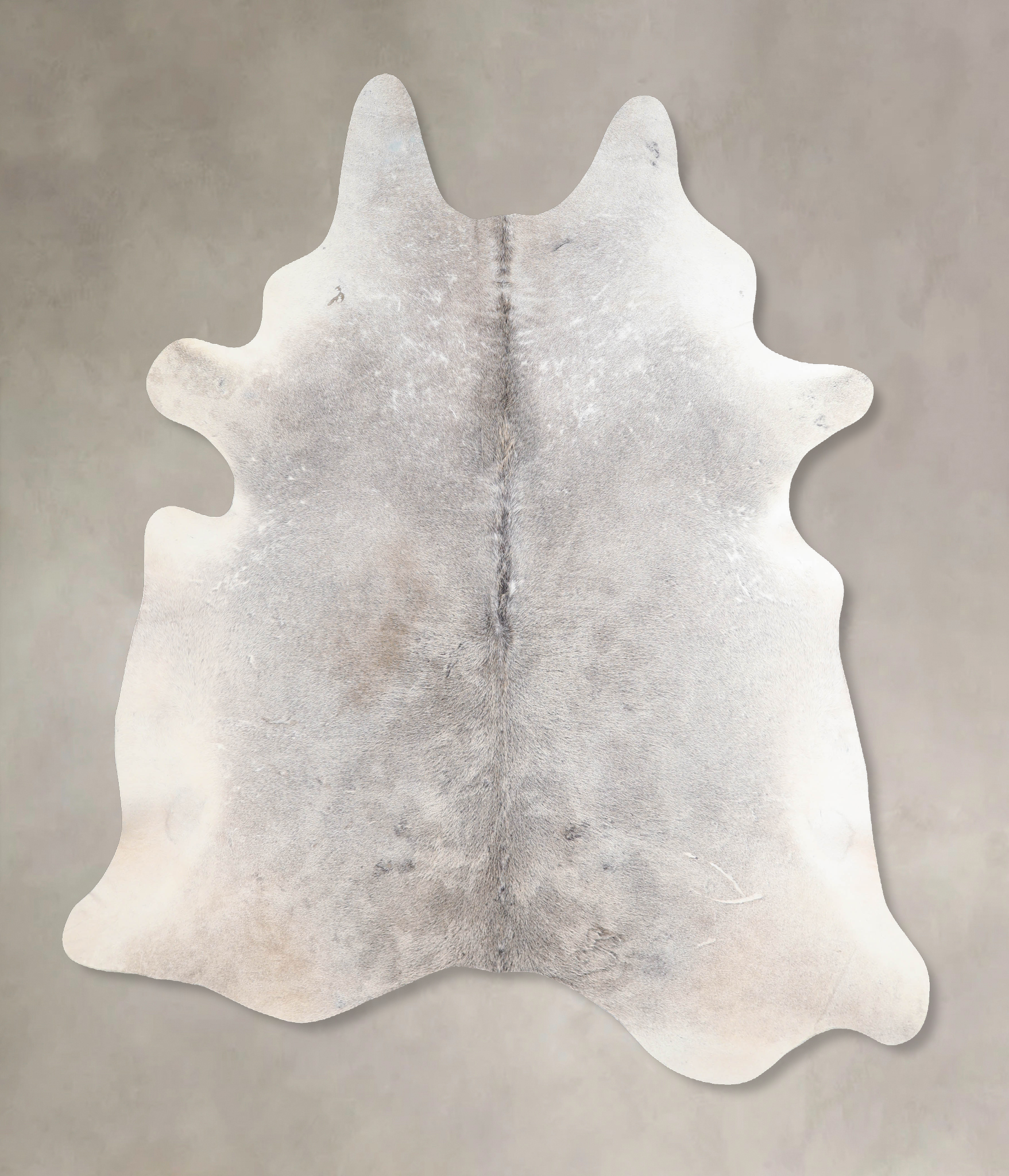 Grey with Beige Cowhide Rug #A30644